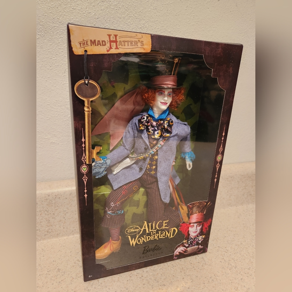 Barbie Alice in Wonderland Mad Hatter Johnny Depp